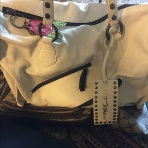 Besty Johnson white purse